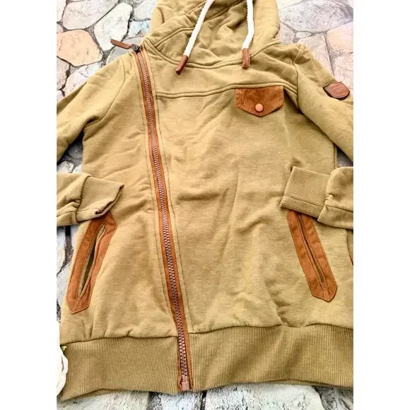 WANAKOME ASYMMETRICAL HESTRA ZIP UP - Picture 3 of 10